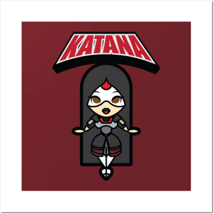 DC Super Hero Girls Katana Tooniefied Posters and Art